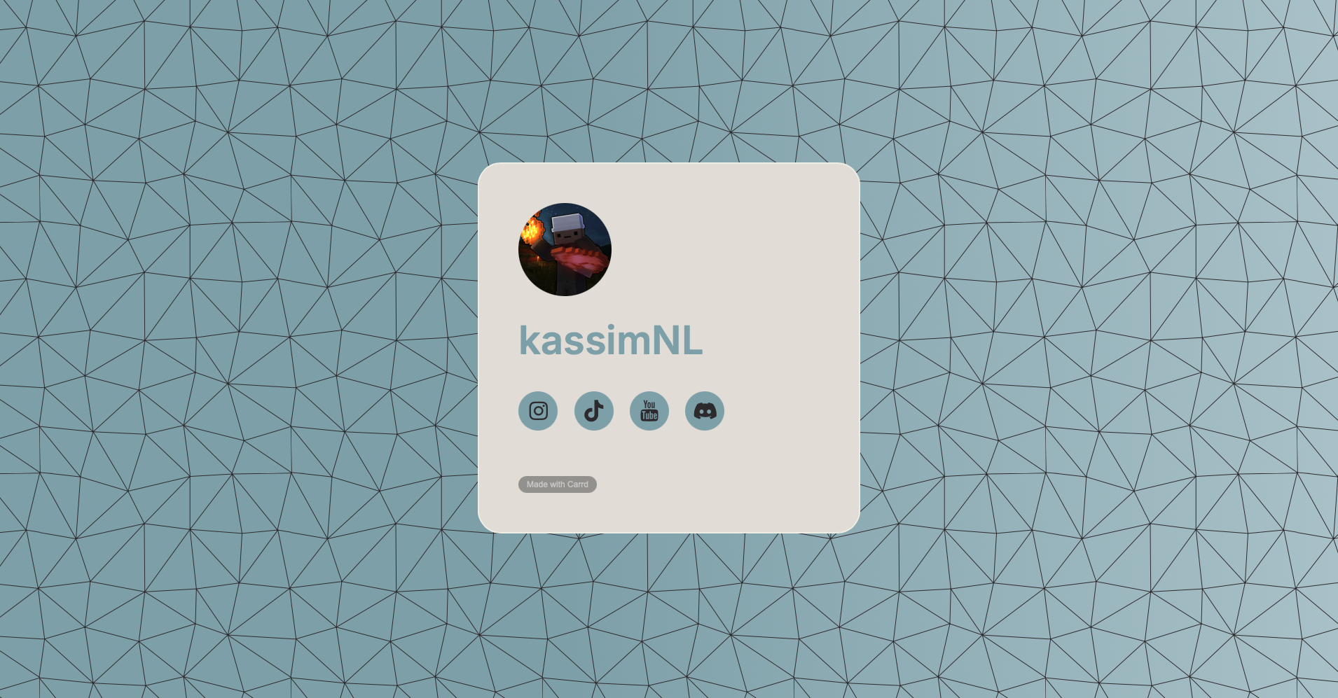 Kassim portfolio website ontwerp